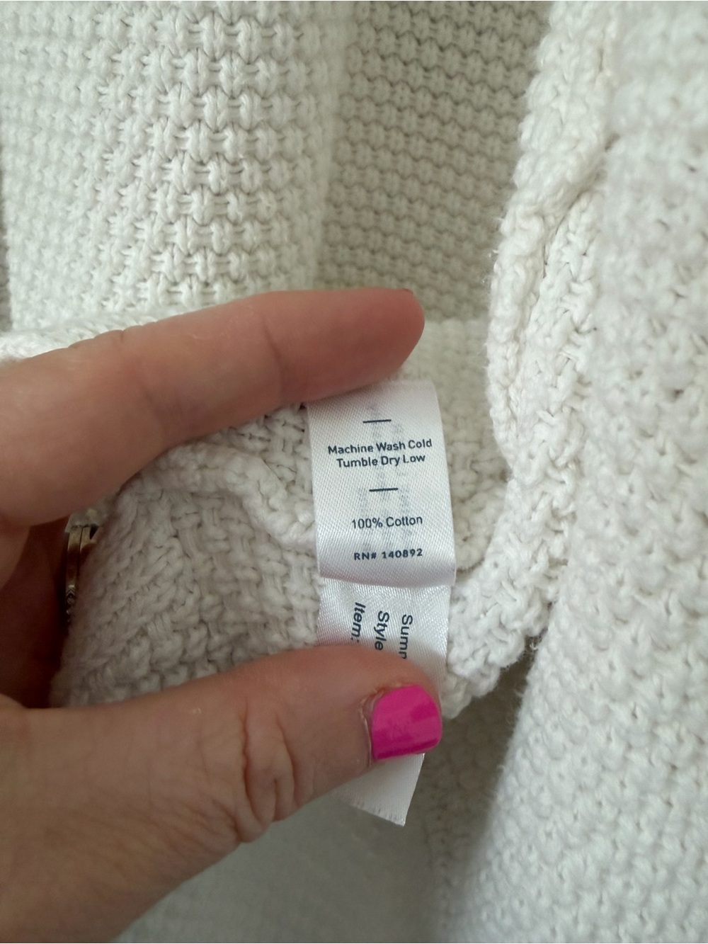 Marine Layer White Catalina Knit Cotton Long Sleeve Open Casual Cardigan M - Picture 5 of 8